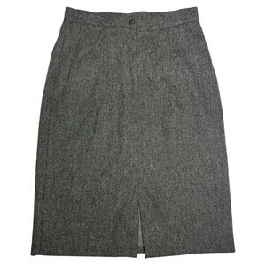 Women's Block Island Petites by Marina Pappas Pleated Wool Skirt